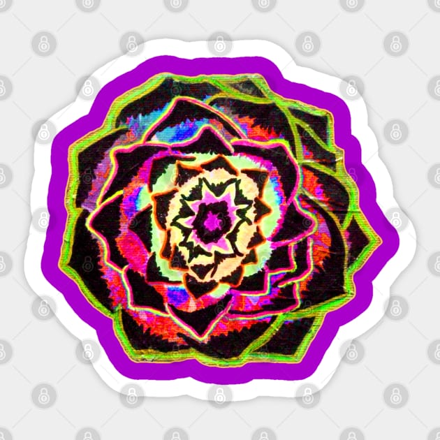 Organic Mandala Sticker by Jan4insight TeeStore